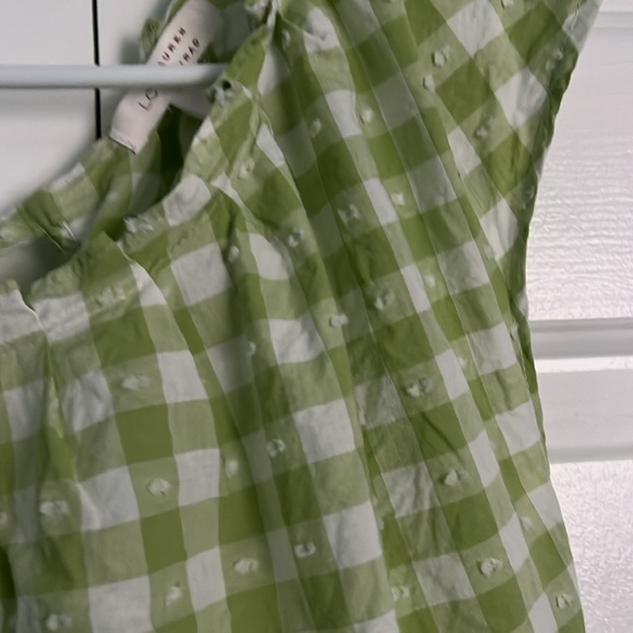 Lauren Conrad top with bow tie back like green and white small - Picture 6 of 6
